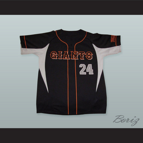 Yoshinobu Takahashi 24 Yomiuri Giants Black Baseball Jersey