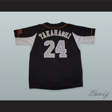 Load image into Gallery viewer, Yoshinobu Takahashi 24 Yomiuri Giants Black Baseball Jersey