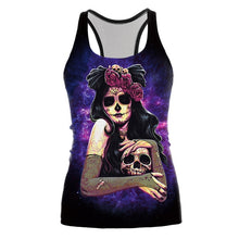 Load image into Gallery viewer, [You're My Secret] 2019 The Nightmare Before Christmas Tank Top for Women Corpse Bride Gothic Style Halloween Sleeveless Vest