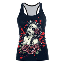 Load image into Gallery viewer, [You're My Secret] 2019 The Nightmare Before Christmas Tank Top for Women Corpse Bride Gothic Style Halloween Sleeveless Vest