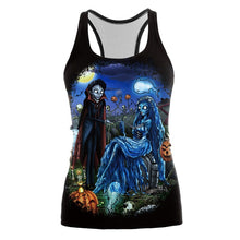 Load image into Gallery viewer, [You're My Secret] 2019 The Nightmare Before Christmas Tank Top for Women Corpse Bride Gothic Style Halloween Sleeveless Vest