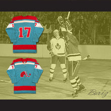 Load image into Gallery viewer, Yves Bergeron WHA Quebec Nordiques Hockey Jersey