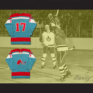 Yves Bergeron WHA Quebec Nordiques Hockey Jersey