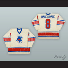 Load image into Gallery viewer, Yves Dandurand 8 Birmingham Bulls White Hockey Jersey