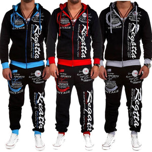 ZOGAA 2019 New Fashion Hoodies Tracksuits Men Sporting Suit Set Sweatshirt+Pant Casual Cotton Suit Size S- XXXL Men Sweatpants