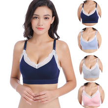 Load image into Gallery viewer, ZTOV Bra For Feeeding Lace Maternity Bra Pregnancy clothes Breastfeeding Bra Nursing Bra Underwear for Pregnant women Clothing