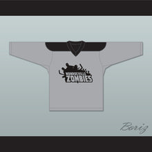 Load image into Gallery viewer, Zack Brown 15 Monroeville Zombies Hockey Jersey Zack and Miri Make a Porno
