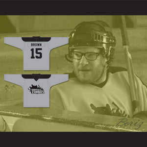 Zack Brown 15 Monroeville Zombies Hockey Jersey Zack and Miri Make a Porno