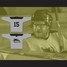 Load image into Gallery viewer, Seth Rogen Zack Brown 15 Monroeville Zombies Hockey Jersey Zack and Miri Make a Porno