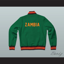 Load image into Gallery viewer, Zambia Varsity Letterman Jacket-Style Sweatshirt