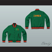 Load image into Gallery viewer, Zambia Varsity Letterman Jacket-Style Sweatshirt