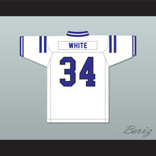 Load image into Gallery viewer, Zamir White 34 Scotland High School Fighting Scots White Football Jersey 2