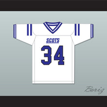 Load image into Gallery viewer, Zamir White 34 Scotland High School Fighting Scots White Football Jersey 1