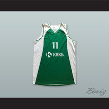 Load image into Gallery viewer, Ziga Dimec 11 KK Krka Novo Mesto Slovenia Green Basketball Jersey