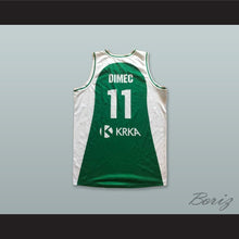 Load image into Gallery viewer, Ziga Dimec 11 KK Krka Novo Mesto Slovenia Green Basketball Jersey