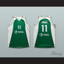 Load image into Gallery viewer, Ziga Dimec 11 KK Krka Novo Mesto Slovenia Green Basketball Jersey