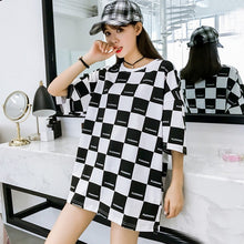 Load image into Gallery viewer, korean style summer Women Short Sleeve T Shirt Casual printing t-shirts girls big size tshirt Loose Harajuku streetwear tee Tops