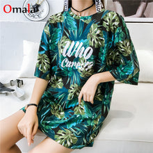 Load image into Gallery viewer, korean style summer Women Short Sleeve T Shirt Casual printing t-shirts girls big size tshirt Loose Harajuku streetwear tee Tops