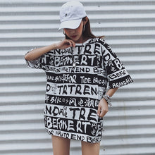 Load image into Gallery viewer, korean summer Women tshirt Short Sleeve plaid T Shirt Casual big size t-shirts Loose Harajuku streetwear Tops Female tee shirt