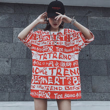 Load image into Gallery viewer, korean summer Women tshirt Short Sleeve plaid T Shirt Casual big size t-shirts Loose Harajuku streetwear Tops Female tee shirt