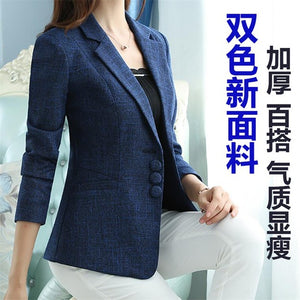 The New high quality Autumn Spring Women's Blazer Elegant fashion Lady Blazers Coat Suits Female Big S-5XL code Jacket Suit T956