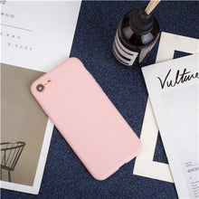 Load image into Gallery viewer, Luxury Soft Back Matte Color Cases for iPhone 7 plus 8 6 6s X XS max XR 5 5s SE  Case Shockproof TPU Silicone Back Cover Capa