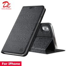 Load image into Gallery viewer, For iphone XR X XS MAX 10 6 6s 7 8 Plus Leather Case for Apple iphone 5 5s SE PU Flip cover card slot stand