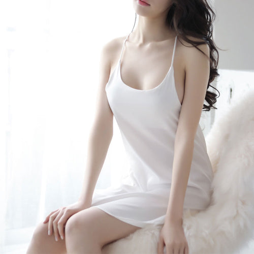 sexy Cotton Nightgown For Women Nightwear Sleepdress O Neck Nightgown Nightdress Sleepshirts night shirt Clothes sleeping dress