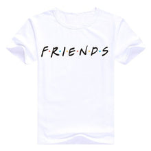 Load image into Gallery viewer, tshirt women t shirt friends black new hot style letter friends print short sleeve t-shirts Europe vestidos ropa mujer TX115